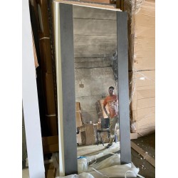 Входная металлическая дверь с терморазрывом Сибирь термо серебро царга