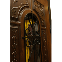 Входная дверь - Лацио с окном дуб золотой